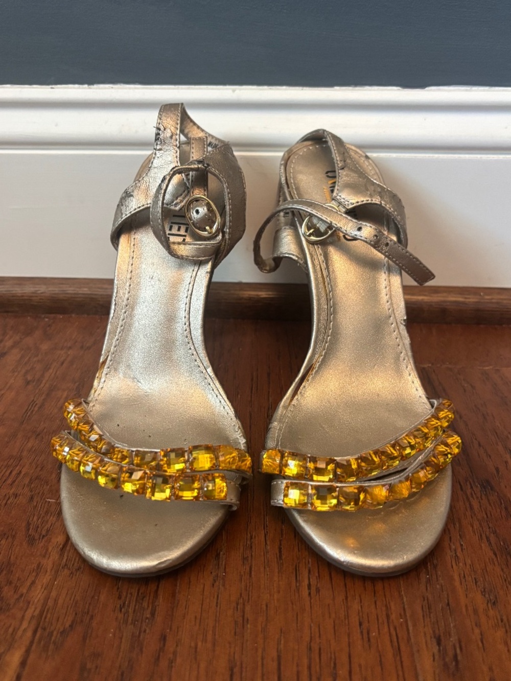 Champagne Gold Unlisted by Kenneth Cole Sandals